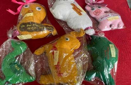 Gantungan Kunci Kain Flanel